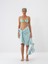 Slim Fit Desenli Bikini Üstü 1