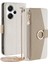 Xiaomi Redmi Note 13 Pro+ 5g Crossbody Kılıf Fermuarlı Cep Telefonu Kapağı, Makyaj Aynası-Beyaz (Yurt Dışından) 1