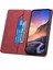 Xiaomi Redmi Note 13 5g/note 13 5g (Çin) Kılıf Cüzdan Telefon Kapağı Manyetik Kapanış-Kırmızı (Yurt Dışından) 3