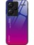 Xiaomi Redmi Note 13 Pro+ 5g Kılıf Için Çizilmez Temperli Cam+Pc+Tpu Koruyucu Kabuk-Mavi/gül (Yurt Dışından) 1