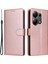 Xiaomi Redmi Note 13 Pro 4g Deri Kılıf Kart Yuvaları Telefon Standı Kapağı-Gül Altın Için (Yurt Dışından) 1