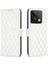 Xiaomi Redmi Note 13 5g Deri Flip Case Katlanır Stand Telefon Kapağı-Beyaz (Yurt Dışından) 1