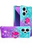 Xiaomi Redmi Note 13 Pro+ 5g Kickstand Kılıf Gradyan Bataklık Telefon Kapağı-Mavi+Mor Için (Yurt Dışından) 1