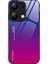 Xiaomi Redmi Note 13 Pro 4g Cep Telefonu Kılıfı Temperli Cam+Pc+Tpu Degrade Kapak-Mavi/gül (Yurt Dışından) 1