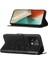 Xiaomi Redmi Note 13 5g Kılıf Için Kelebek Çiçek Pu Deri Flip Telefon Kapağı-Siyah (Yurt Dışından) 3