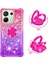 Xiaomi Redmi Note 13 4g Kılıf Için Bling Glitter Kickstand Tpu Kapak-Pembe + Mor (Yurt Dışından) 2