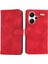 Xiaomi Redmi Note 13 Pro+ 5g Kılıf Baskılı Hat Kartı Yuvaları Darbeye Dayanıklı Telefon Kapağı-Kırmızı (Yurt Dışından) 1
