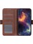 Xiaomi Redmi Için 13C 4g/poco C65 4g Case Pu Pu Deri Cowhide Doku Telefon Kabuğu Stand ve Cüzdan-Kahverengi (Yurt Dışından) 2
