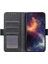Xiaomi Redmi Için 13C 4g/poco C65 4g Case Pu Pu Deri Cowhide Doku Telefon Kabuğu Stand ve Cüzdan-Black (Yurt Dışından) 2