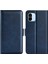 Xiaomi Için Redmi A1 4g/a2 4g Buzağı Doku Pu Deri Deri Anti-Sracratch Telefon Kılıfı Çift Manyetik Toka Tam Koruma Telefon Flip Stand Cüzdan Kapak Mavisi (Yurt Dışından) 1