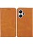 Xiaomi Redmi Için Note 13 Pro+ 5g Kasa Şok Geçirmez Pu Deri Deri Cep Telefonu Kapak-Khaki (Yurt Dışından) 1