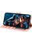 Xiaomi Redmi Için Note 12 Pro 5g/note 12 Pro Speed ​​5g/poco X5 Pro 5g Pu Deri Deri Stand Cüzdan Kapağı Strap-Pink ile (Yurt Dışından) 4