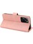 Xiaomi Redmi Için Note 12 Pro 5g/note 12 Pro Speed ​​5g/poco X5 Pro 5g Pu Deri Deri Stand Cüzdan Kapağı Strap-Pink ile (Yurt Dışından) 5