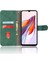 Xiaomi Redmi Için 12C 4G/11A 4g Pu Deri Deri Kılıf Stand Skin Touch Cep Telefonu Kapak Yeşil (Yurt Dışından) 3