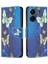 Xiaomi Redmi Için 13C 4g/poco C65 4g Vaka Desen Baskı Telefon Cüzdan Stand Kapağı Golden Kelebekler (Yurt Dışından) 1