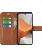 Xiaomi Için Redmi Note 13 Pro+ 5g Kasa Pu Pu Deri Buzağı Doku Telefon Stand Kapak Işık Kahverengi (Yurt Dışından) 2