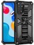Xiaomi Redmi Için Note 11S 4g/not 11 4g (Qualcomm) Telefon Kılıfı Çekmeye Dayanıklı Iç Tpu+Sert Pc Şok Geçirmez Arka Kapak Kickstand-Black (Yurt Dışından) 1