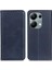 Xiaomi Poco M6 Pro 4g Kılıf Cüzdan Bölünmüş Deri Koruyucu Telefon Kapağı-Mavi (Yurt Dışından) 1