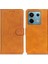 Xiaomi Için Redmi Note 13 Pro 5g Cep Telefon Kılıfları Cowhide Doku Pu Deri Kapak Kılıfı (Yurt Dışından) 1