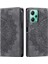 Xiaomi Redmi Için Note 12 5g (Çin)/12 5g (Global)/12 5g (Hindistan)/poco X5 5g Kasa Manyetik Deri Baskılı Telefon Kapak-Grey (Yurt Dışından) 1