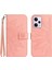Xiaomi Redmi Için Note 12 Pro 5g/note 12 Pro Speed ​​5g/poco X5 Pro 5g HT04 Flip Kılıfı, Ayçiçeği Baskılı Cüzdan Cilt Touch Pu Deri Stand Manyetik Telefon Kapağı El Strap-Pink ile (Yurt Dışından) 1