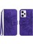 Xiaomi Redmi Için Note 12 Pro 5g/note 12 Pro Speed ​​5g/poco X5 Pro 5g HT04 Flip Case, Ayçiçeği Baskılı Cüzdan Cilt Touch Pu Deri Stand Manyetik Telefon Kapağı El Strap-Dark Mor ile (Yurt Dışından) 1