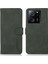 Xiaomi 13T/13T Pro/redmi K60 Ultra Case Telefon Stand Kapağı Slim-Fit Pu Deri Cüzdan Yeşil (Yurt Dışından) 1