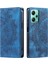 Xiaomi Redmi Için Note 12 5g (Çin)/12 5g (Global)/12 5g (Hindistan)/poco X5 5g Kasa Manyetik Deri Baskılı Telefon Kapak Mavisi (Yurt Dışından) 1