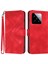 Xiaomi 14 Stand Folio Kapağı Geometrik Desen Cüzdan Deri Telefon Kasası (Yurt Dışından) 1