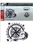 Pusula Dalga Offroad 4x4 Adventure Kamp Araba Oto Motosiklet Karavan Sticker 00067 3