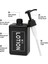 Yeşil Stil 650ML Doldurulabilir Duş Sabunu Dispenseri Siyah Boş Şişe Şampuan Kremi Duş Jeli Dispenseri Kabı Boş ml (Yurt Dışından) 4