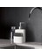 Siyah Stil 350ML Mutfak Lavabo Tezgahı Sıvı El Sabunu Dispenseri Pompa Şişe Caddy Sünger Tutucu Banyo Tezgahı Depolama ve Organizasyon (Yurt Dışından) 4
