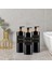 Şeffaf Stil 300 ml Banyo Sabunluk Şampuan Vücut Yıkama Şişesi Mutfak Bulaşık Ahşap Pompa Şişesi Doldurulabilir El Sabunu Şişesi ml (Yurt Dışından) 3