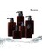 Kahverengi Tarzı 250 ml Doldurulabilir Duş Sabunu Dispenseri Siyah Boş Şişe Şampuan Kremi Duş Jeli Dispenseri Kabı Boş ml (Yurt Dışından) 1