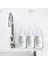 Menekşe Tarzı 300ML ml Banyo Sabunluk Şişe Şampuan Duş Jeli Doldurulabilir Şişe Seyahat Depolama Şişe Su Geçirmez Etiket (Yurt Dışından) 5