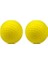 Sarı Stil 2 Adet Kullanışlı Golf Uygulama Topları Düz Renk Golf Işık Topları Pürüzsüz Darbeye Dayanıklı Taşınabilir Katı Golf Topu (Yurt Dışından) 1