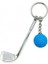 Mavi Stil Spor Severler Için Hafif Golf Topu Kolye Anahtarlık Moda Bölünmüş Anahtarlık (Yurt Dışından) 1