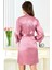 Saten Bride Sabahlık 5914 Pembe 1
