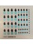 Hologram Turkuaz Yaldız Tırnak Dövmesi, Tırnak Tattoo, Nail Art, Tırnak Sticker 1