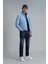 Isac Smart Jean Erkek Pantolon Slim Fit Mavi 3