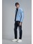 Isac Smart Jean Erkek Pantolon Slim Fit Mavi 5