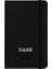 Dark Deri Kapak Siyah Defter 9 x 14 Düz 64 Yaprak 2812 1