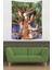 100 x 140 Meditasyon Yapan Kadınlar Leke Tutmaz Kumaş Duvar Örtüsü Duvar Halısı Tapestry Pamuklu Di 1