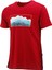 Erkek Bisiklet Yaka Standart Fit Göğüs Baskılı Bordo T-Shirt 1