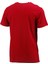 Erkek Bisiklet Yaka Standart Fit Göğüs Baskılı Bordo T-Shirt 4