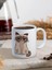 Baskılı Kupa Bardak Seramik Mug - Somurtgan Kedi 4