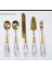 Damla 5’li Tamamen Gold Servis Seti 1