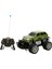 1:18 Uzaktan Kumandalı Jumbo Wheels USB Şarjlı Araba 26 cm - Yeşil Jeep 1