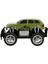 1:18 Uzaktan Kumandalı Jumbo Wheels USB Şarjlı Araba 26 cm - Yeşil Jeep 3