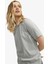Jxanna Kadın Gri T-Shirt 12200182-LIGHTGREYMELANGE 2